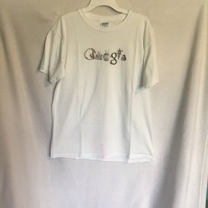 White google tee